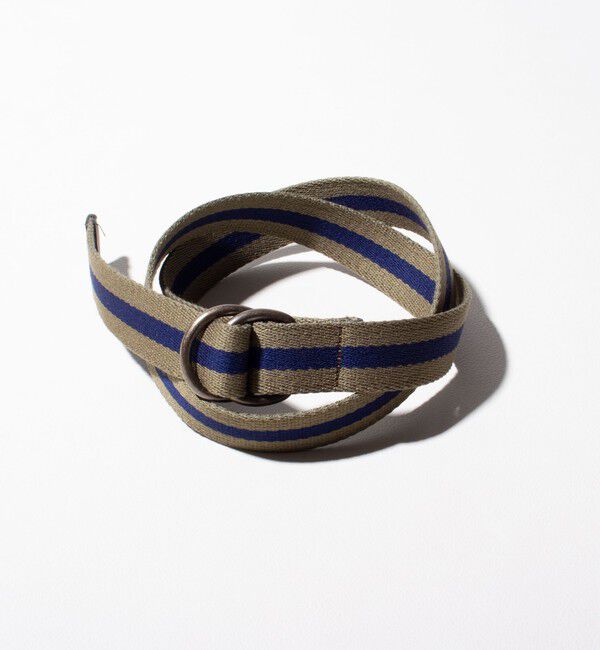 GLOSTER「【GLOSTER/グロスター】IVY Dリングテープベルト リングベルト」|ベルト|グリーン系その他