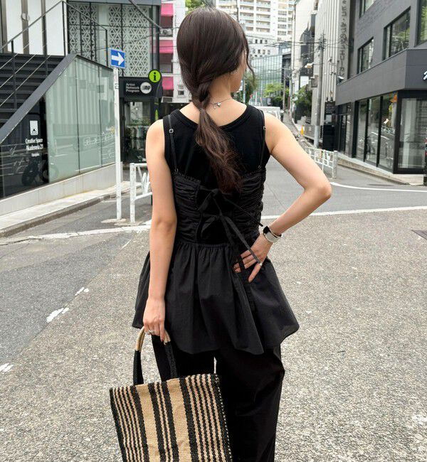 fredy emue「ギャザーキャミソールビスチェ」|キャミソール|