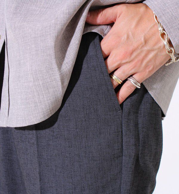 GLOSTER「【ビジカジ/セットアップ対応】GLOSTER イージーケアパンツ」|チノ|