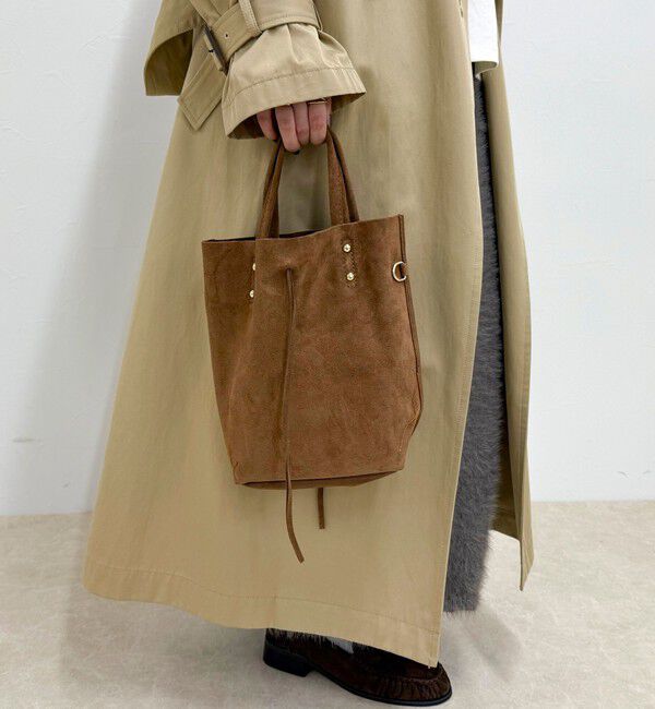 fredy emue「【AULENTTI/オーレンティ】スエードバケツトートチェーンショルダーバッグ」|ショルダー・メッセンジャー|