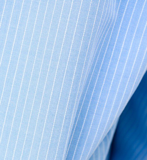 GLOSTER「【ストライプ/無地】レーヨン混 レギュラーカラーシャツ」|シャツ・ブラウス|