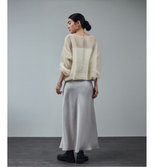 SALON adam et rope'「シアーモヘアスパンコールプルオーバー 2」|ニット・セーター|