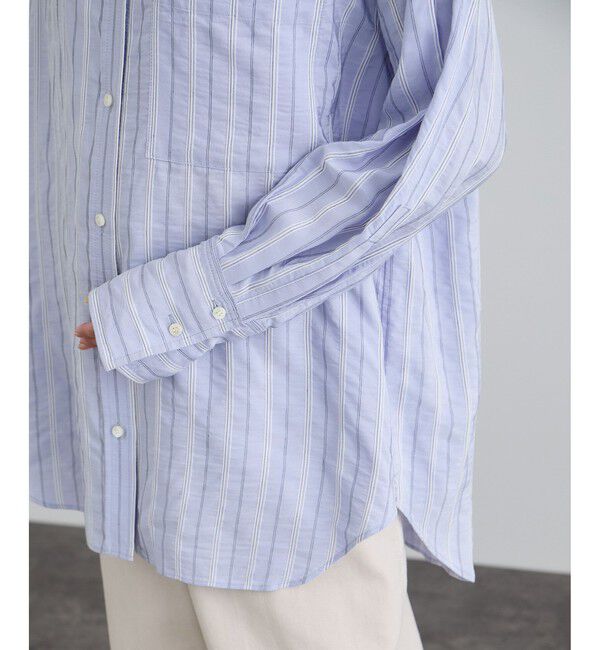 SALON adam et rope'「ワイドピッチストライプシャツ」|シャツ・ブラウス|