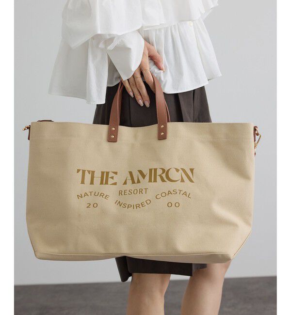 SALON adam et rope'「【Americana（アメリカーナ） for SALON】キャンバス2WAYトート」|トートバッグ|
