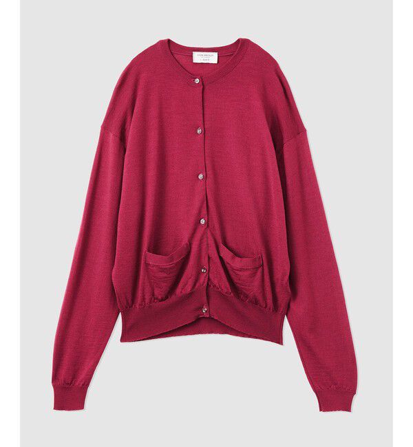 ROPE「JOHN SMEDLEY別注 CD（ジョンスメドレー別注/天竺ニットカーディガン）」|カーディガン|ワイン(66)