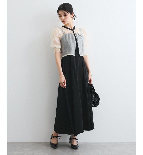 VIS「【VIS DRESS】【3WAY】シアートップスセットキャミドレス」|ワンピース|