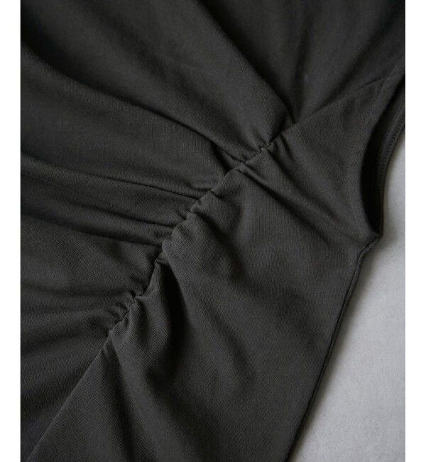 VIS「アシメギャザートップス」|Tシャツ・カットソー|