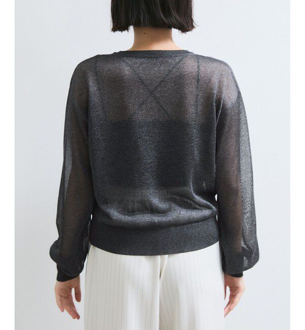 VIS「【WEB限定】ラメシアーカーディガン」|カーディガン|