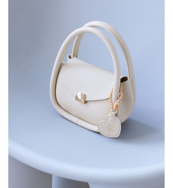 ROPE PICNIC PASSAGE「ハートチャーム付きミニレトルショルダーバッグ」|ショルダー・メッセンジャー|