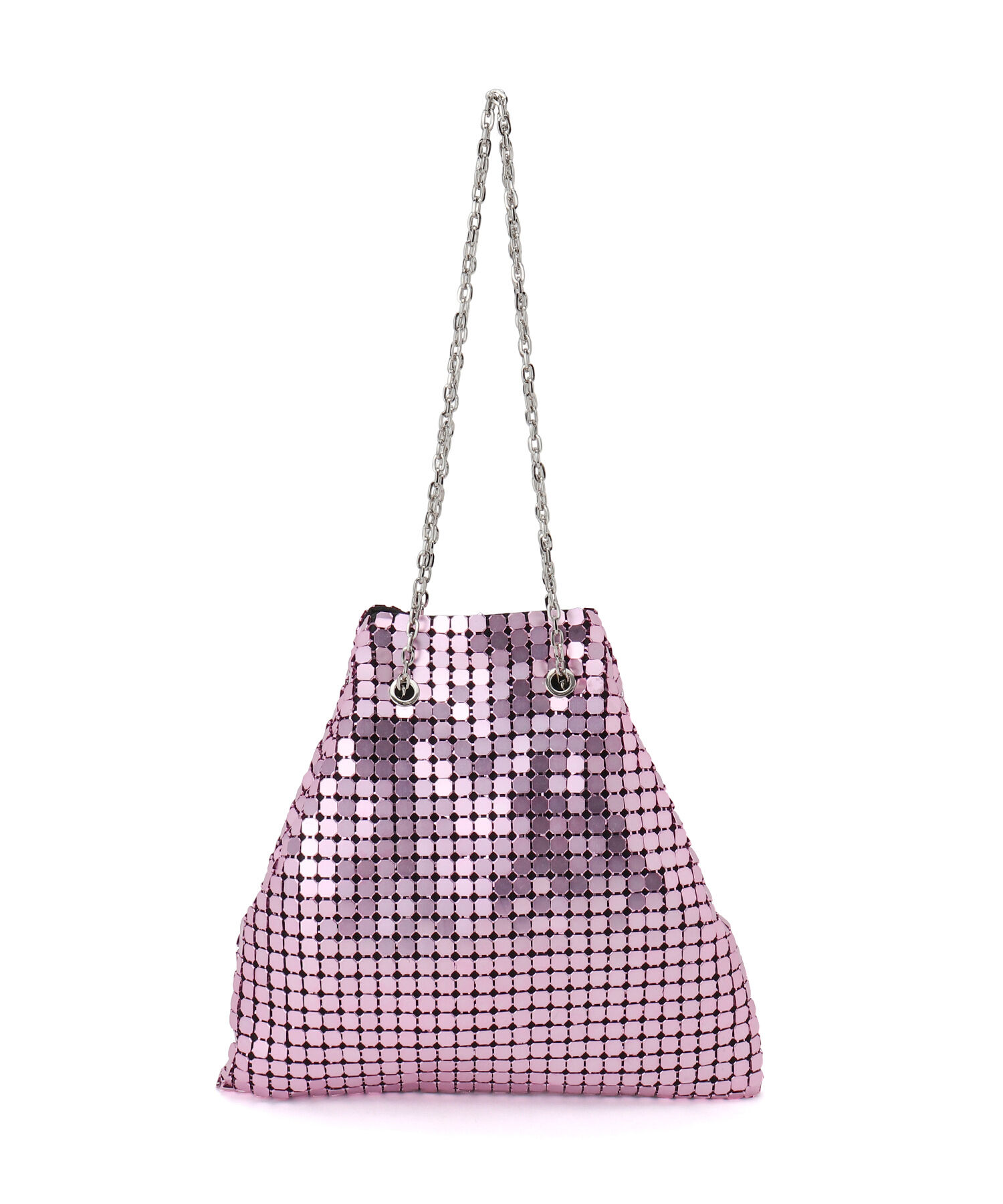 ADAM ET ROPE'「【サステナブル】メタル巾着ミニバッグ」|ハンドバッグ|