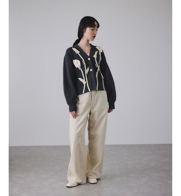 ADAM ET ROPE'「【新色追加】ガーメントダイコーデュロイパンツ」|チノ|