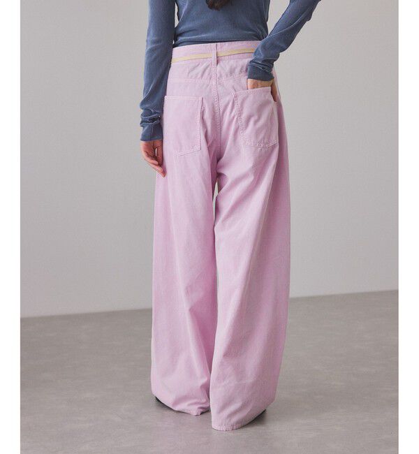 ADAM ET ROPE'「【新色追加】ガーメントダイコーデュロイパンツ」|チノ|