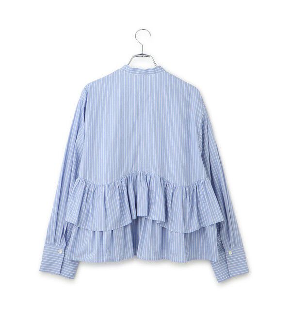 ADAM ET ROPE'「【WEB限定】フリルブラウス」|シャツ・ブラウス|