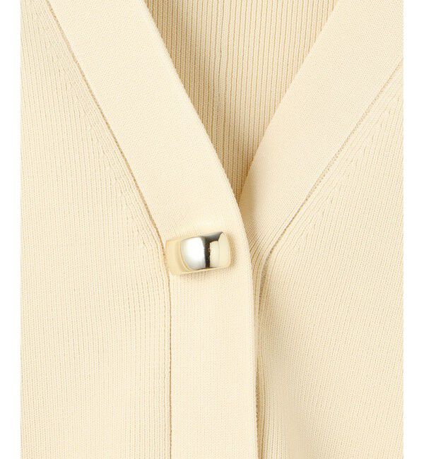 ADAM ET ROPE'「【WEB限定】・【サステナブル】セレクトネックカーディガン」|カーディガン|