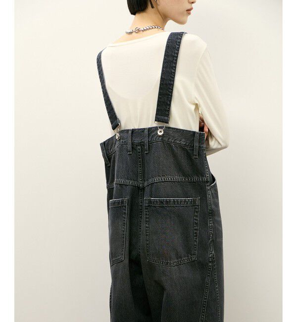 ADAM ET ROPE'「【サステナブル】2WAYデニムサロペット」|オールインワン|