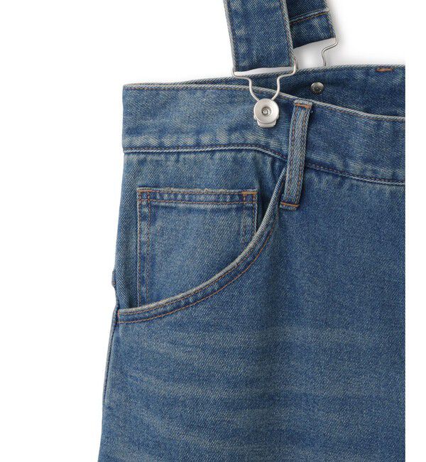 ADAM ET ROPE'「【サステナブル】2WAYデニムサロペット」|オールインワン|