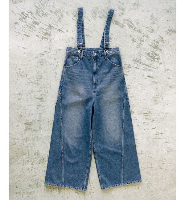 ADAM ET ROPE'「【サステナブル】2WAYデニムサロペット」|オールインワン|