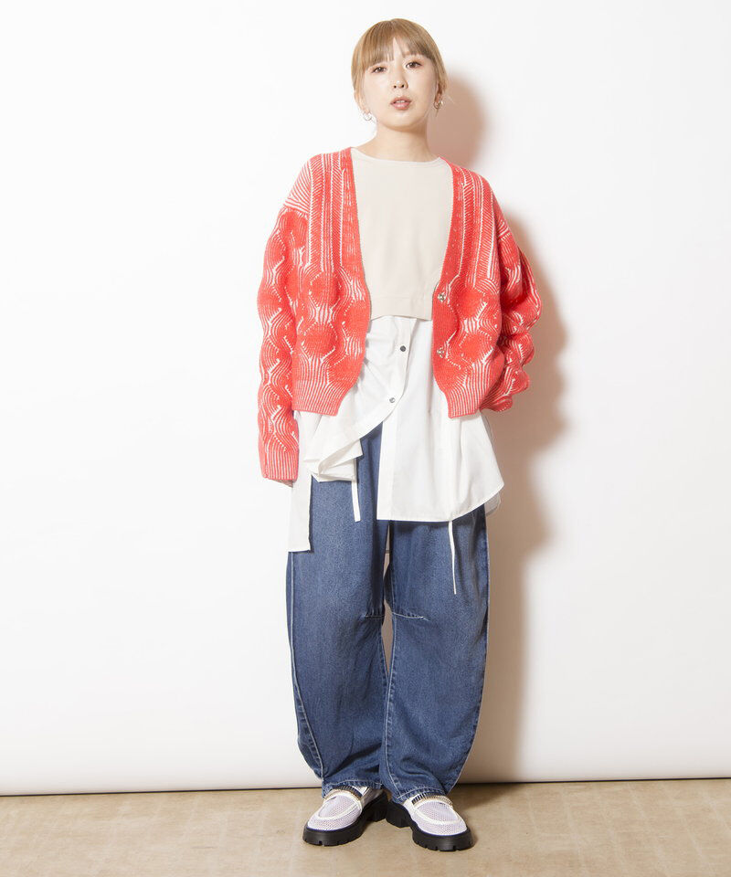  「リバーシブルニットカーディガン」|ニット・セーター|