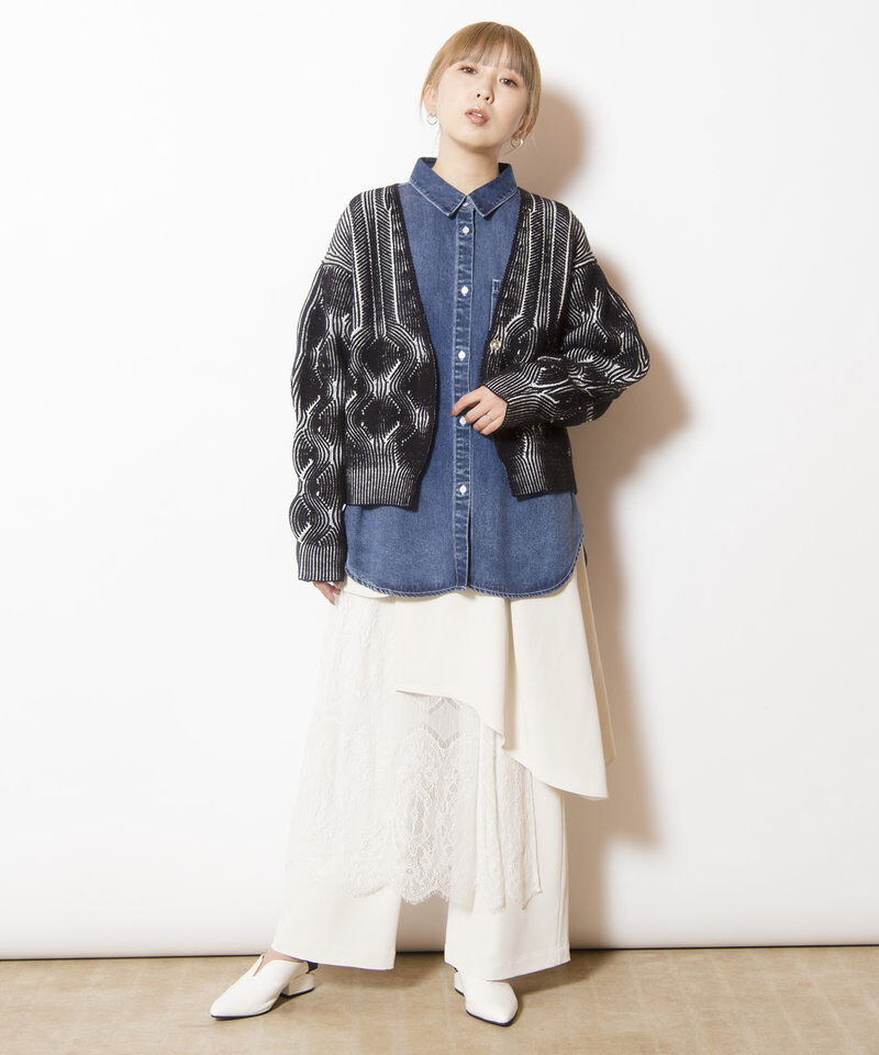  「リバーシブルニットカーディガン」|ニット・セーター|
