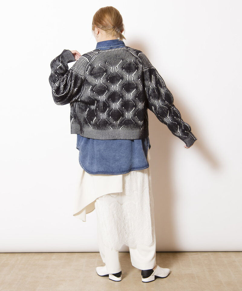  「リバーシブルニットカーディガン」|ニット・セーター|