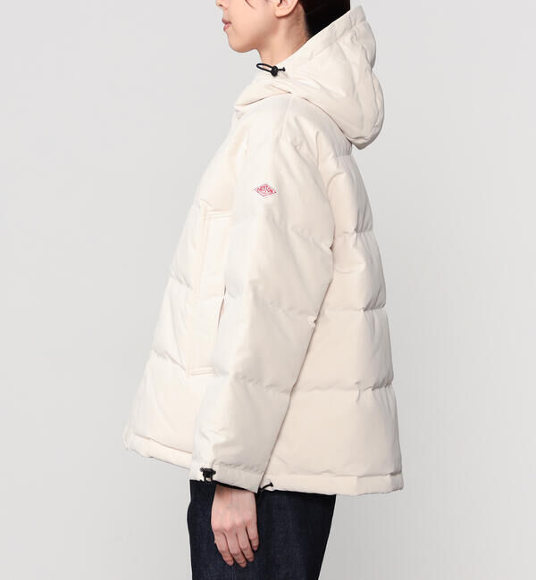 DANTON「DANTON | ポリエステルタッサー ダウンフードジャケット WOMEN」|ダウン|