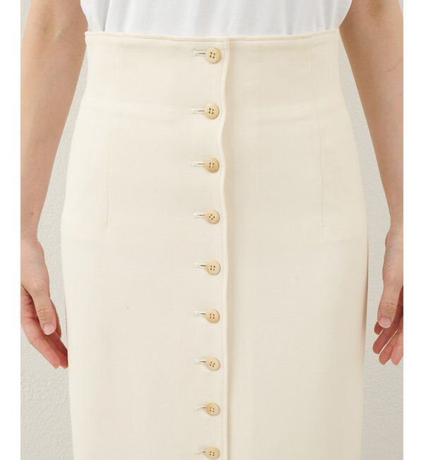  「Wクロスボタンスカート」|スカート|