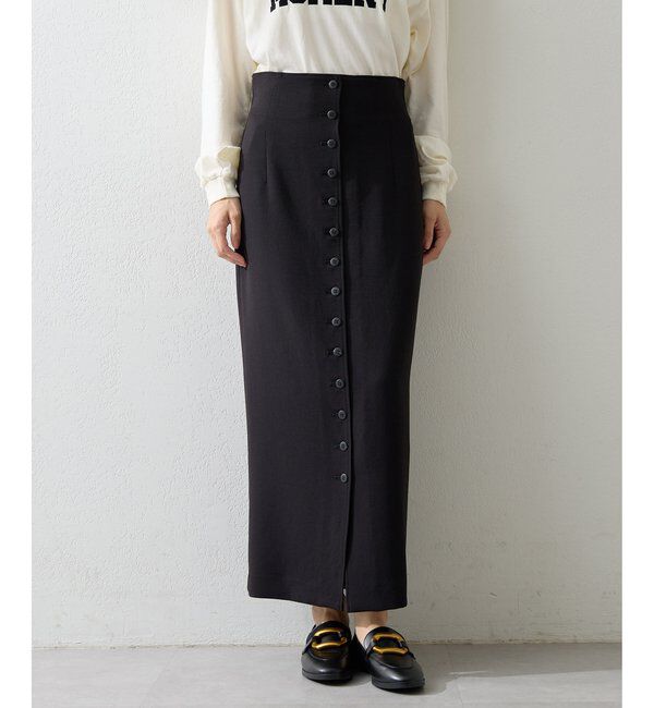  「Wクロスボタンスカート」|スカート|