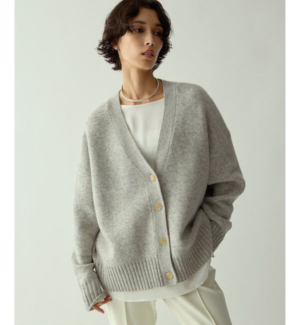 Drawing Numbers「【Drawing Numbers】接結ルーズVネックカーディガン」|ニット・セーター|
