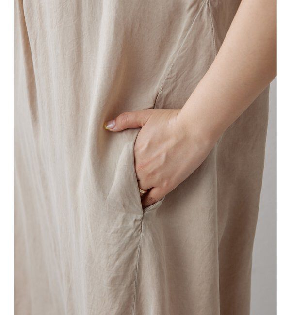 Drawing Numbers「【Drawing Numbers】ピグメントキュプラシャツワンピース」|ワンピース|