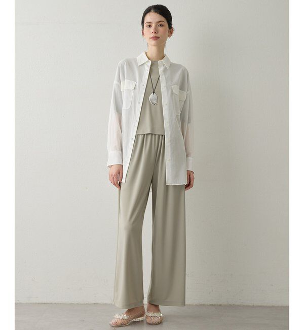 Drawing Numbers「【Drawing Numbers】コットンシースルーブラウス」|シャツ・ブラウス|