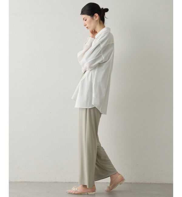 Drawing Numbers「【Drawing Numbers】コットンシースルーブラウス」|シャツ・ブラウス|