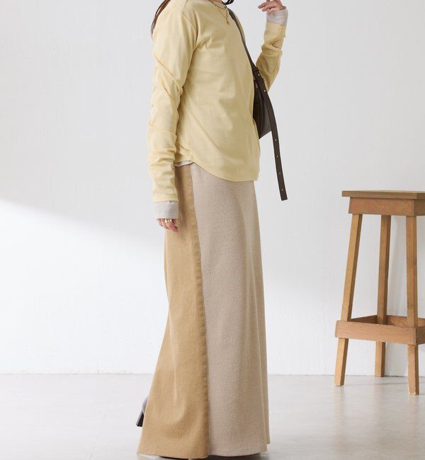  「Q.anos 2フェイスデニムスカート」|スカート|