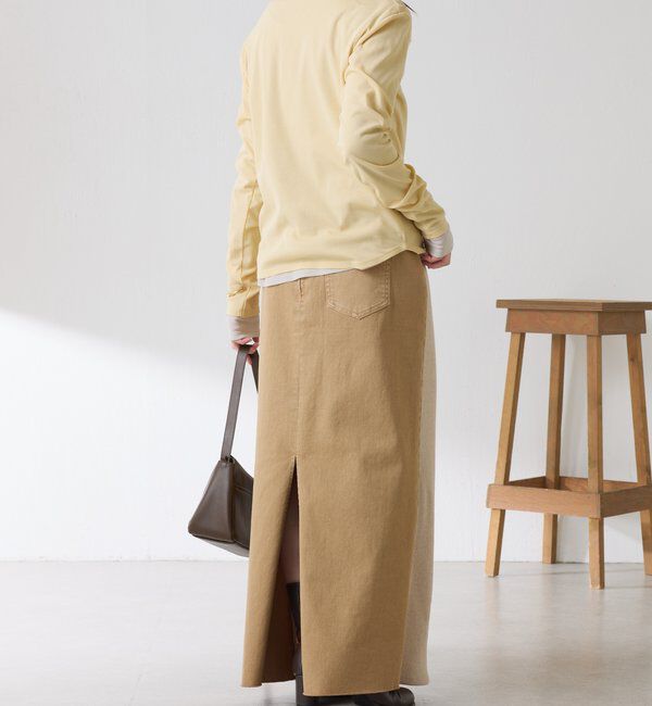  「Q.anos 2フェイスデニムスカート」|スカート|