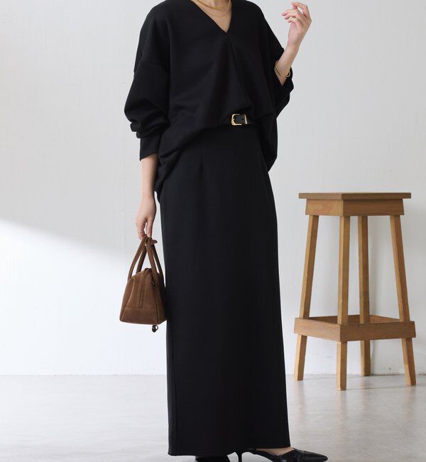  「ポンチＶカットプルオーバー」|Tシャツ・カットソー|