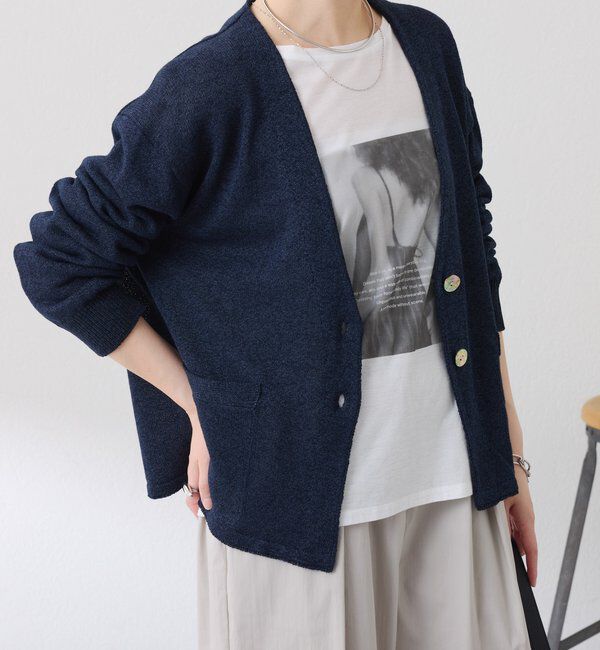  「コットン混カーディガン」|ニット・セーター|