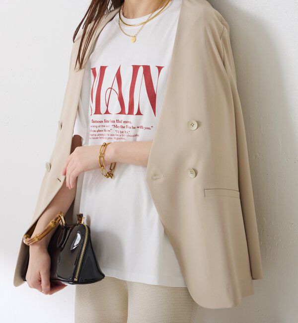  「オーバーロゴTシャツ」|Tシャツ・カットソー|