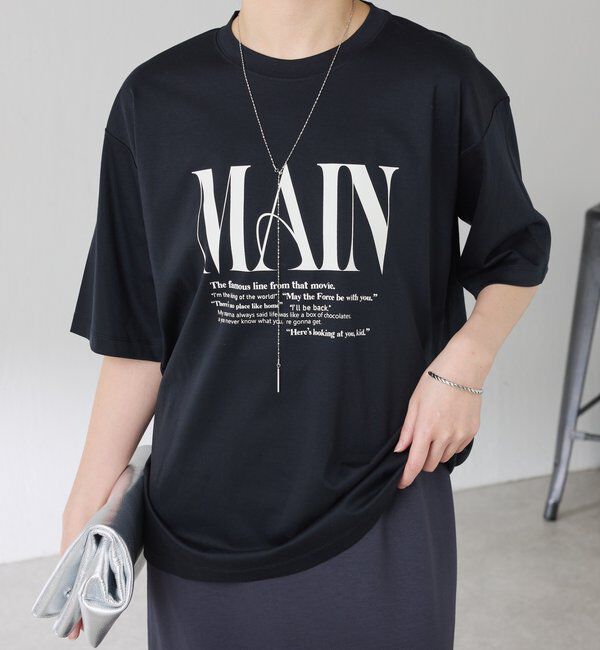  「オーバーロゴTシャツ」|Tシャツ・カットソー|