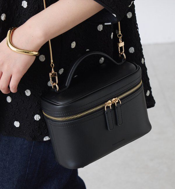  「【PAPILLONNER/パピヨネ】ミラー付きミニバニティバッグ/セレモニー」|トートバッグ|