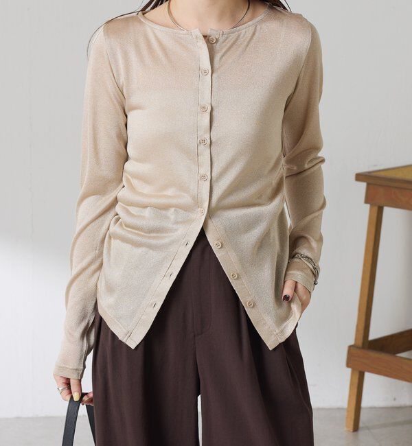  「サイドギャザーカーディガン」|Tシャツ・カットソー|
