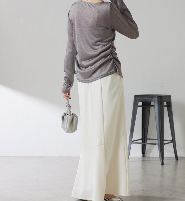  「サイドギャザーカーディガン」|Tシャツ・カットソー|