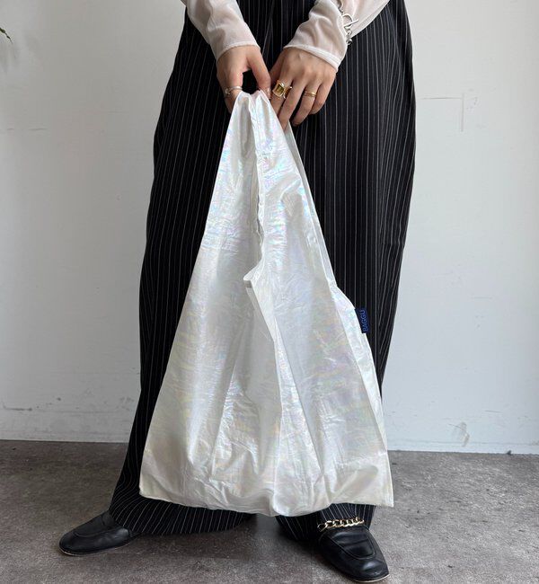  「25HO STANDARD BAGGU メタリック」|トートバッグ|ホワイト