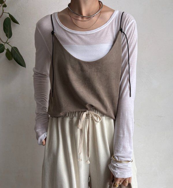  「スウェードビスチェ」|シャツ・ブラウス|