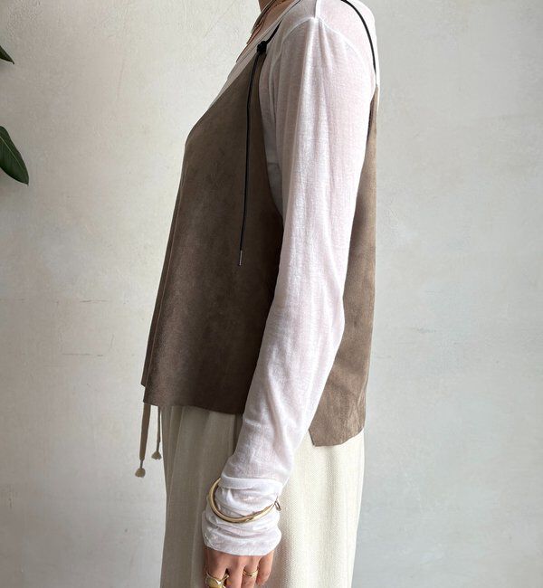  「スウェードビスチェ」|シャツ・ブラウス|