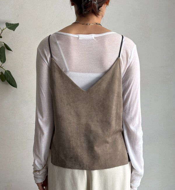  「スウェードビスチェ」|シャツ・ブラウス|