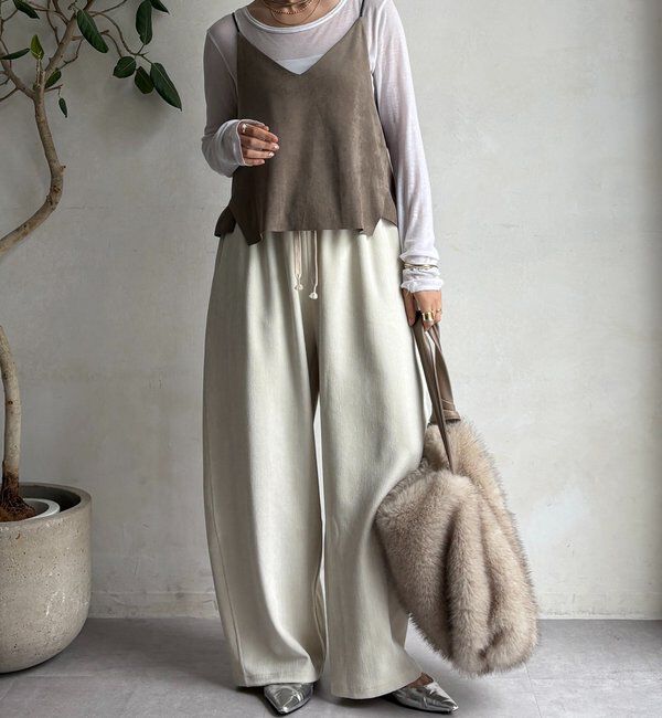  「スウェードビスチェ」|シャツ・ブラウス|