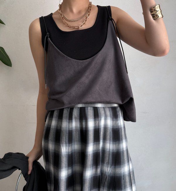  「スウェードビスチェ」|シャツ・ブラウス|