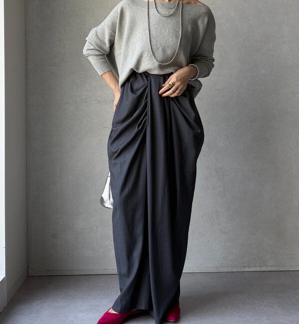  「ボートネックプルオーバー」|ニット・セーター|