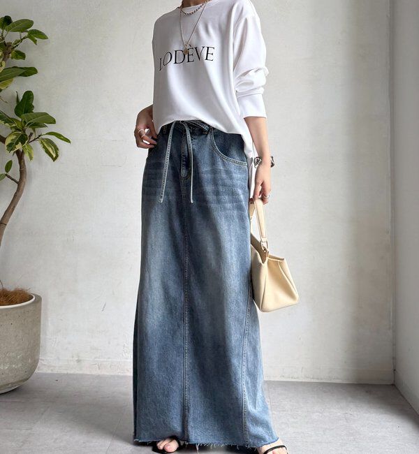  「カットジョーゼットLODEVEロゴTEEブラウス」|シャツ・ブラウス|