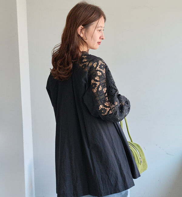  「袖レースチュニック」|チュニック|
