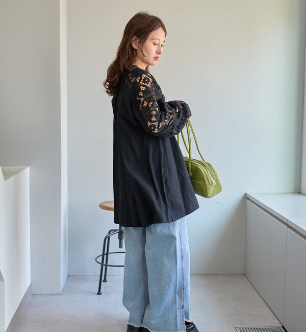 「袖レースチュニック」|チュニック|